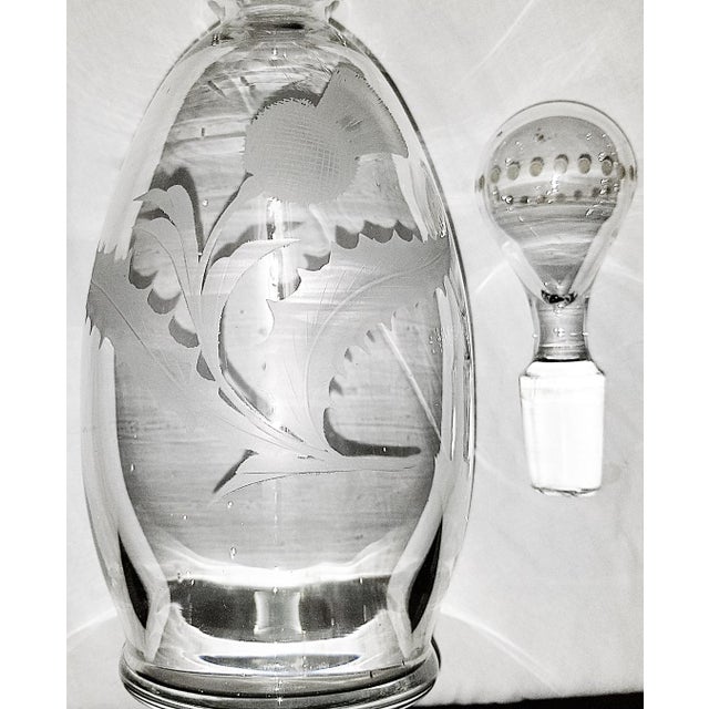 1920s 1920s Hawkes Crystal Decanters, a Pair For Sale - Image 5 of 6