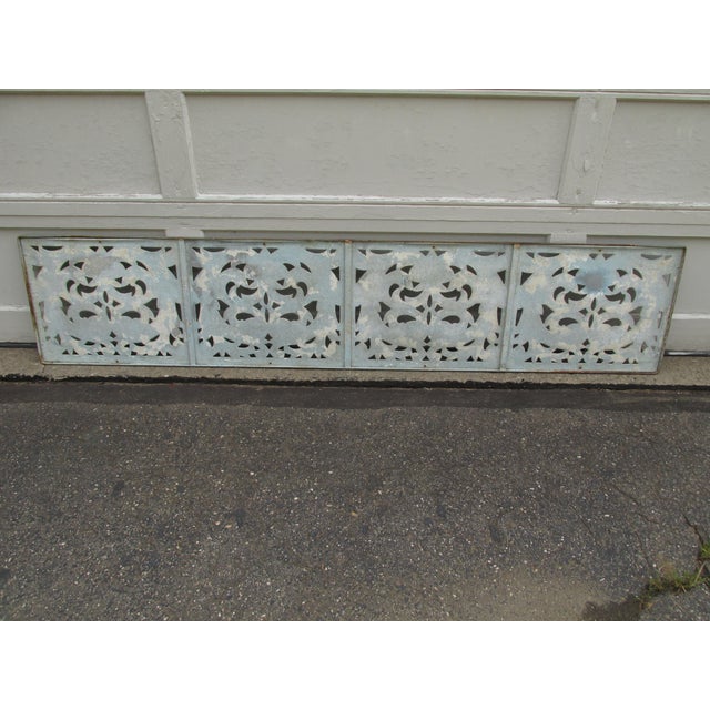 Antique Painted Metal Transom Panel, Provincetown, Massachusetts Circa 1900 For Sale In New York - Image 6 of 7