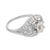 1950s 1950s Mid Century Gia 1.07 Carat Old Mine Cut Diamond Platinum Engagement Ring, Size 8 For Sale - Image 5 of 8