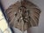 Smoked Amber Beveled Glass Umbrella Shape Light Fixture For Sale - Image 6 of 17
