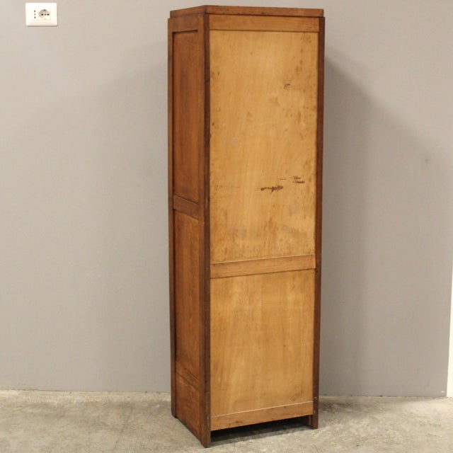 Wood Vintage Filing Cabinet in Oak, 1930s For Sale - Image 7 of 11