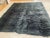 Contemporary Minotti Alps Rug in Black New Zealand Sheepskin, Italian Modern Design For Sale - Image 3 of 14