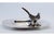 Plain Silver Catchall with Bird Appliqué Handle For Sale - Image 3 of 8