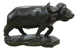 Hand-Carved Serpentine Sculpture by Fabian Musiwa, Zimbabwe, 1970s