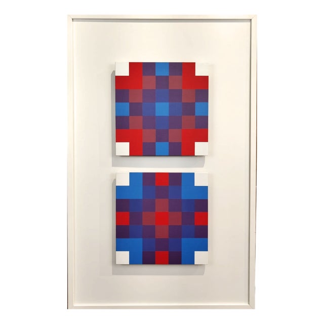 Paolo Minoli, Reticular Interpenetrations, 1971, Plywood and Acrylic For Sale
