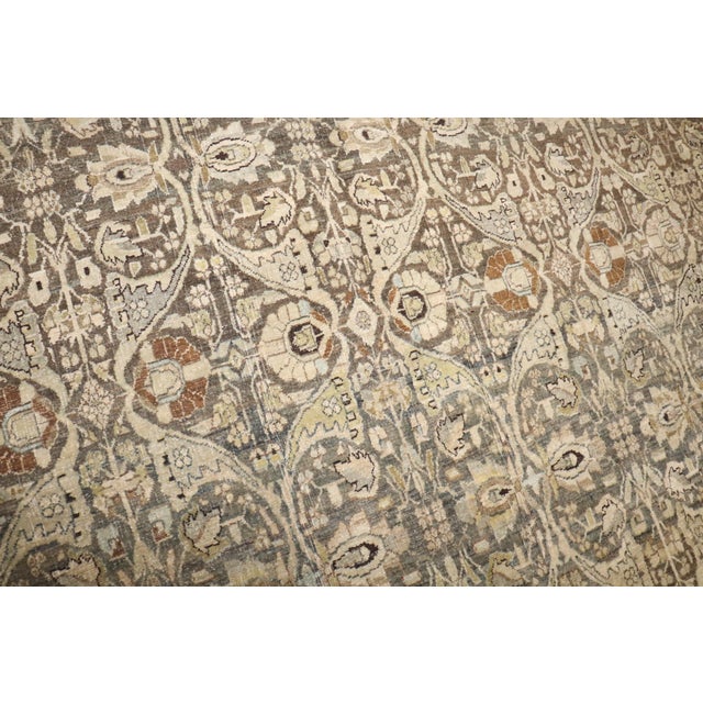 Antique Zabihi Collection Persian Bidjar Carpet - 8'9" x 12'1" For Sale - Image 12 of 12