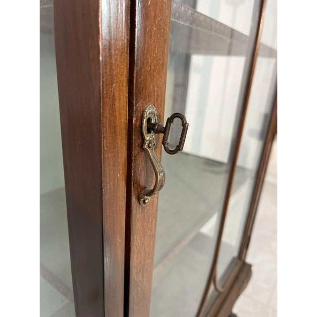 English Art Deco Display Cabinet, 1930s For Sale - Image 9 of 11