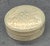 Offered is a small round-shaped .925 silver pill box with an intricate Celtic-inspired etched pattern on the lid made in...