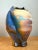 Chocolate Vintage Abstract Drip Glaze Ceramic Vase For Sale - Image 8 of 12