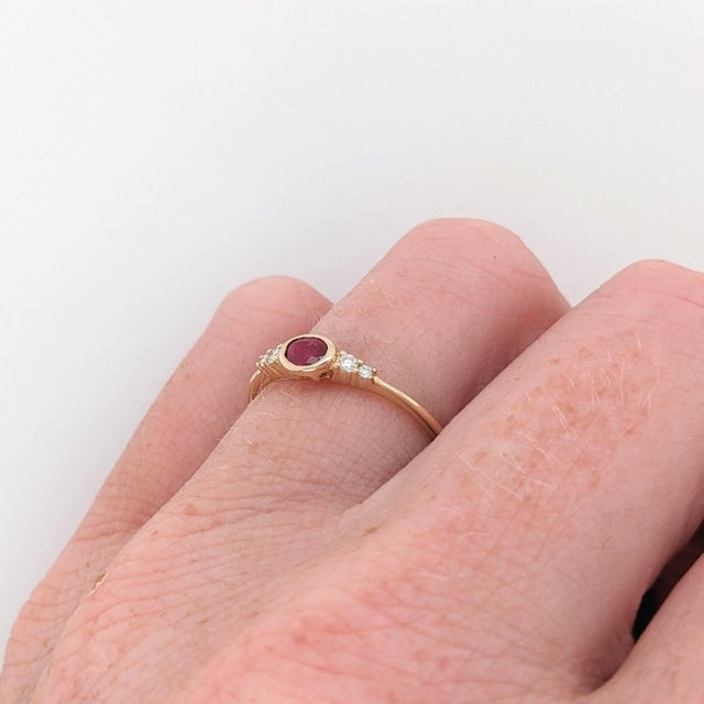 A dainty east west ring is perfect for the minimalist in your life or for giving someone their first piece of jewelry :)...
