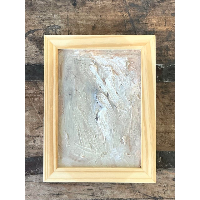 Early 21st Century Vintage Original Oil Painting on Board For Sale - Image 5 of 12