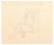 Jeanne Daour, Nude, Pencil on Paper, 20th Century For Sale