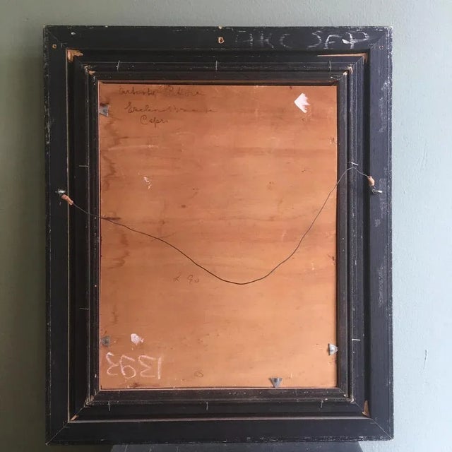 Ezelino Briante, Sunny Day in Capri, 1955, Oil on Panel, Framed For Sale - Image 9 of 12