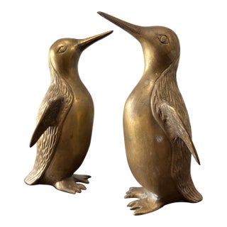 Vintage Brass Penguins - A Pair For Sale