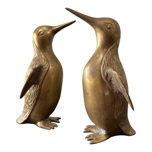 Vintage Brass Penguins - A Pair For Sale
