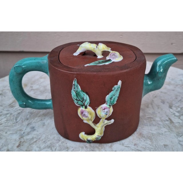 Chinoiserie Yixing Teapot For Sale - Image 11 of 13
