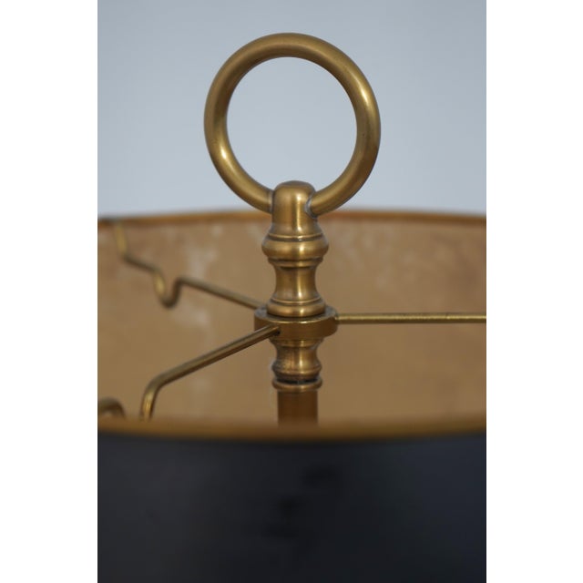 Brass 1980s Wildwood Brass Trumpet Arm Floor Lamp For Sale - Image 8 of 12