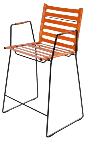 Hazelnut Strap Bar Chair by OxDenmarq