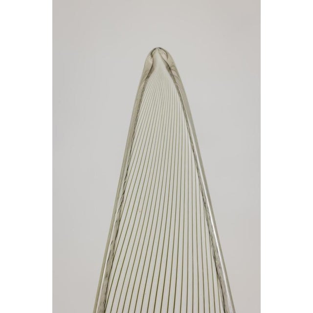 1970s Vintage Italian Murano Glass Cone Lamp by Lino Tagliapietra, 1970s For Sale - Image 5 of 8