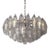 Opalino Murano Glass Poliedro Sputnik Chandelier For Sale