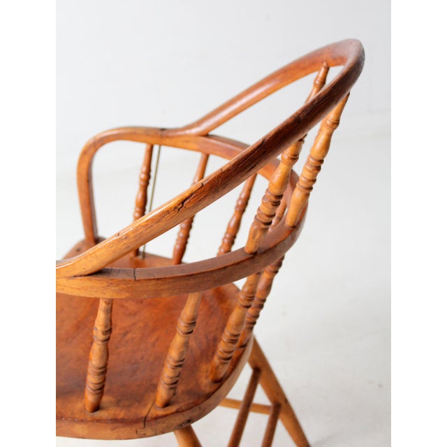 Antique Windsor Captains Chair For Sale - Image 9 of 11