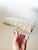 Vintage Crystal Glass Casket Box With Brass Trim For Sale - Image 10 of 10