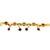 Vintage 22k Gold Multi Gemstone Bracelet For Sale - Image 4 of 5