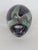 Glass Eye Studio Ges Purple Passion Flower Dichroic Art Egg Paperweight 5194b For Sale - Image 4 of 14