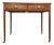 Late 20th Century English Victorian Mahogany Two-Drawer Writing Table For Sale