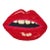 "Embrasse Moi" Red Lips Print, Custom, Original For Sale
