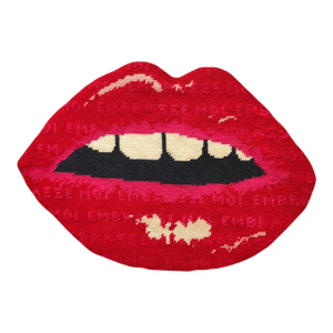 "Embrasse Moi" Red Lips Print, Custom, Original