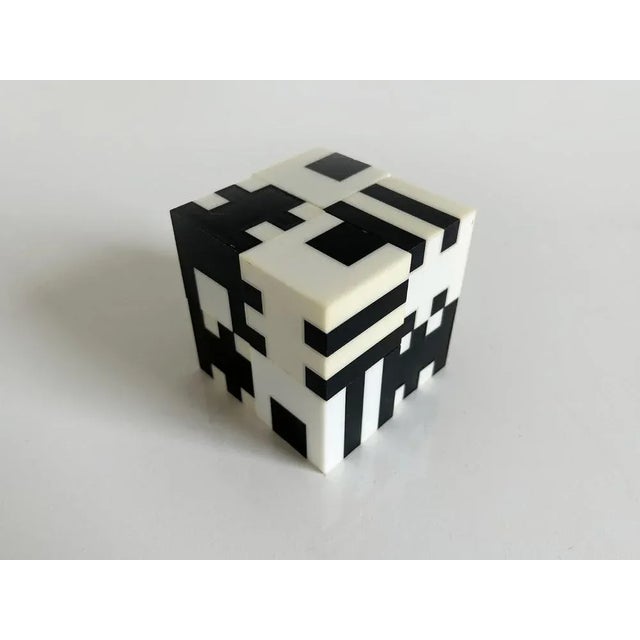 Plastic Cu-Briks Sculpture by Jan Slothouber and William Graatsma, 1964, Set of 8 For Sale - Image 7 of 8