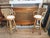 Vintage Coastal Bohemian Bamboo Rattan Tropical Tiki Bar and Swivel Stools, 1970s, Set of 3 For Sale - Image 8 of 18