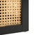 Early 21st Century Danez Hexagon Cane Accent Table in Black / Natural For Sale - Image 5 of 9
