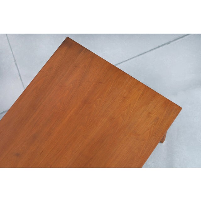 1950s Mid-Century Executive Walnut Desk by Edward J. Wormley for Dunbar For Sale - Image 12 of 12