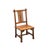 Embodying a timeless fusion of rustic warmth and architectural elegance, this striking solid wood side chair makes a...