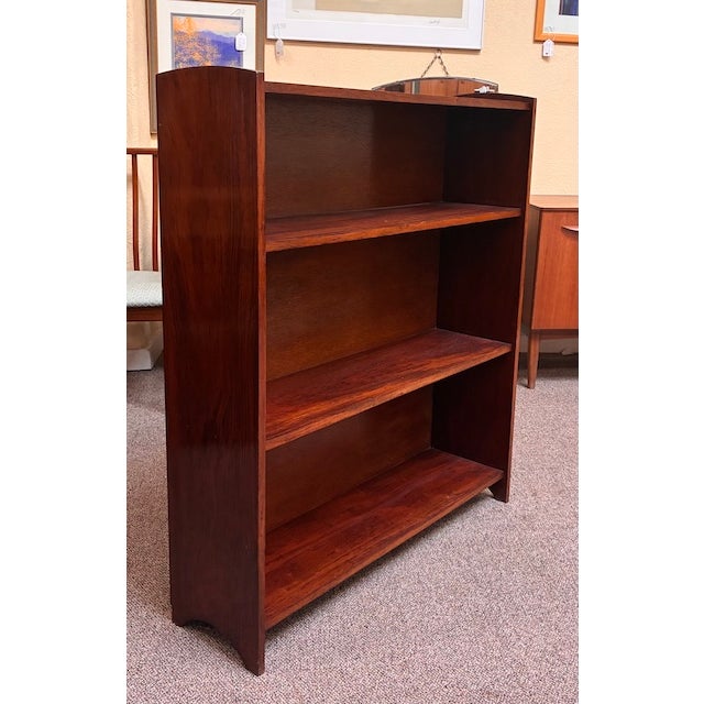 Mid-Century Modern European Mid Century Modern Free Standing Walnut Bookcase / Shelving c.1960 For Sale - Image 3 of 13
