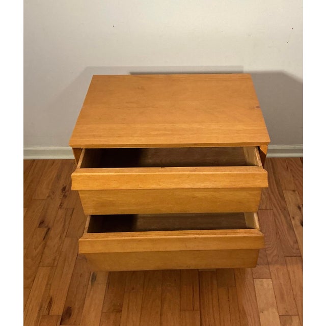 1960s Mid-Century Modern Two Drawer Chest/Nightstand by Birchcraft Baumritter, Circa 1960s For Sale - Image 5 of 12