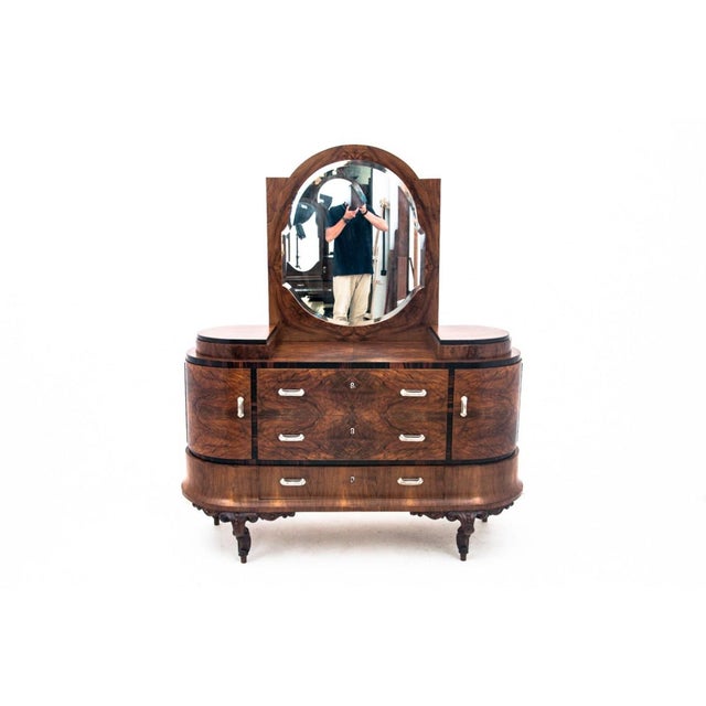 Vintage Art Deco Italian Dressing Table, 1920s For Sale - Image 3 of 18