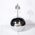 Mid-Century "Ball" Table Lamp in Chrome in the Style of Karl Springer For Sale - Image 4 of 11