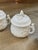 Mottahedeh Museum Reproductions “Musée Des Arts” Pot De Crème Cups + Lids, Set of Four For Sale - Image 10 of 11