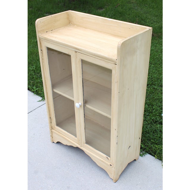 Late 18th Century Late 19th-Century Antique Apothecary & Dental Cabinet - Petite Display Hutch For Sale - Image 5 of 18