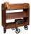 Antique Edwardian Oak Library Trolley, 1900s For Sale