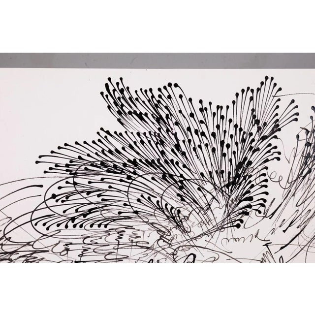 Modern Glen Michaels Signed Set of 3 Modern Signed Ink Drawings on Paper 23x14.5 For Sale - Image 3 of 12