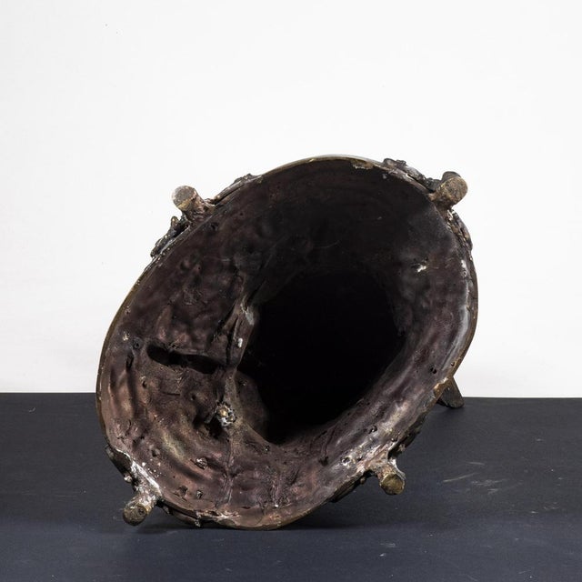 Goldenrod Putto Sculpture by Moreau, 1890s For Sale - Image 8 of 10