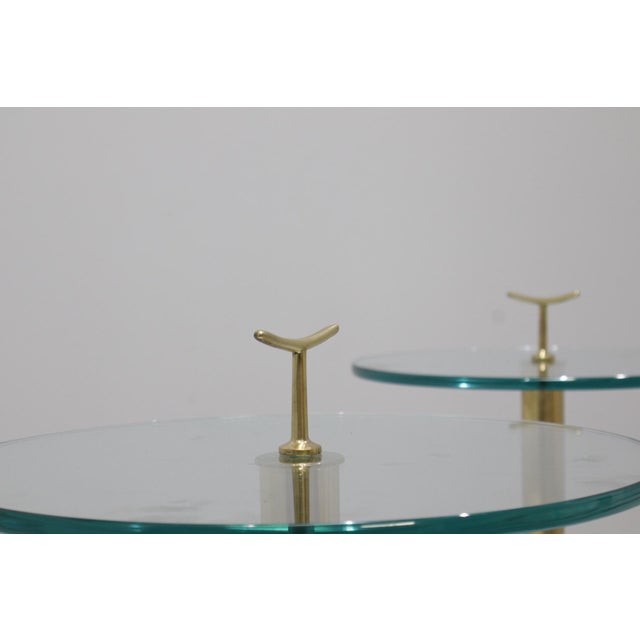 Mid-Century Modern Mid-Century Glass Top Coffee Tables, Italy, 1969, Set of 2 For Sale - Image 3 of 11