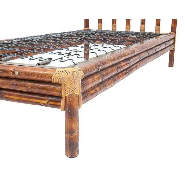 1960s Daybed in Bamboo, 1960s For Sale - Image 5 of 9