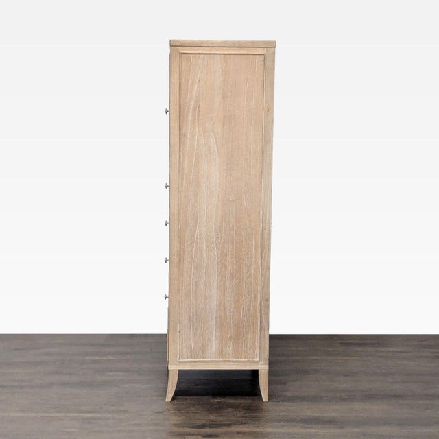 2010s Arhaus Tall Wooden Dresser With Jewelry Cabinet For Sale - Image 5 of 12