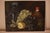 Textile Vintage Flemish Chiaroscuro Style Still Life Depicting Fruit and Bottles, Oil on Canvas For Sale - Image 7 of 11