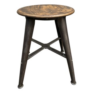 Industrial 4-Leg Work Stool from Ama, 1930s For Sale